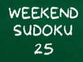 Cluiche Sudoku na deireadh seachtaine 25 ar líne