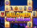 Cluiche Mahjong Tríthoiseach Haloween ar líne