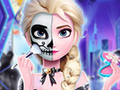 Cluiche Tatú an chóisir hallowe'en d'Elsa ar líne