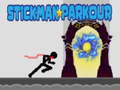 Cluiche Parkour Stickman ar líne