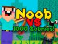 Cluiche Noob i gcoinne 1000 zombies ar líne