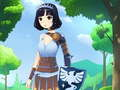 Cluiche Éadaigh Cailín Anime Fantasy ar líne
