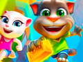 Cluiche Talking Tom: Rithéire ar líne