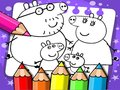 Cluiche Leabhar Dathúcháin Peppa Pig ar líne