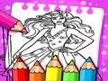 Cluiche Leabhar Dathúcháin Barbie ar líne