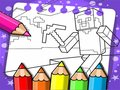 Cluiche Leabhar Dathúcháin Minecraft ar líne