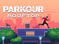 Cluiche Parkour ar an díon ar líne