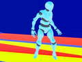 Cluiche Noob Robo Parkour ar líne