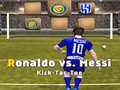 Cluiche Messi vs Ronaldo Kick Tac Toe ar líne