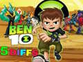 Cluiche Ben 10 5 Difríochtaí ar líne