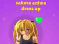 Cluiche Sakora: Éadaí Anime ar líne