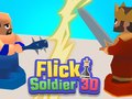 Cluiche Saighdiúir Flick 3D ar líne