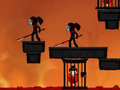 Cluiche Laoch Stickman Ninja HTML5 ar líne