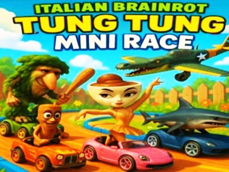 Cluiche Rás Mini Brainrot Tung Tung Tung na hIodáile ar líne