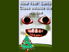 Cluiche Áthbhliain: Santa Claus lasmuigh den fhuinneog ar líne