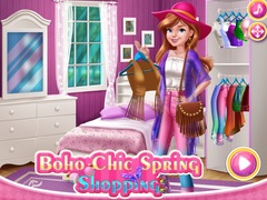 Cluiche Siopadóireacht Earrach Boho Chic ar líne