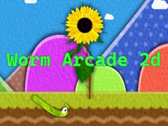 Cluiche Worm Arcade 2D ar líne