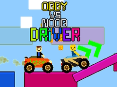 Cluiche Obby vs Tiománaí Noob ar líne