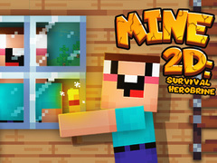 Cluiche Mine 2D Maireachtáil Herobrine ar líne