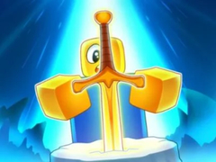 Cluiche Roblox: Tarraig do chlaíomh ar líne