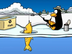 Cluiche Club Penguin: Iascaireacht ar Reo ar líne