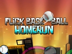 Cluiche Flick Baseball Super Homerun ar líne