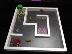 Cluiche Labhairint 3D agus Robe ar líne