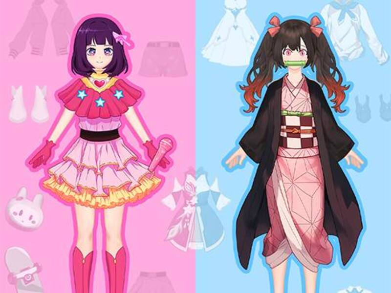 Cluiche Anime Doll- Cailín Cosplay DIY ar líne