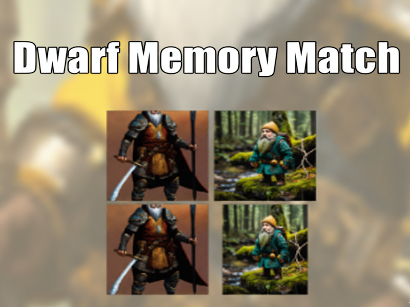 Cluiche Cluiche cuimhne dwarf ar líne