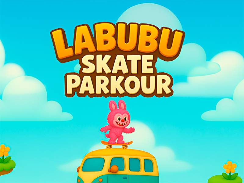 Cluiche Labubu Skate Parkour ar líne