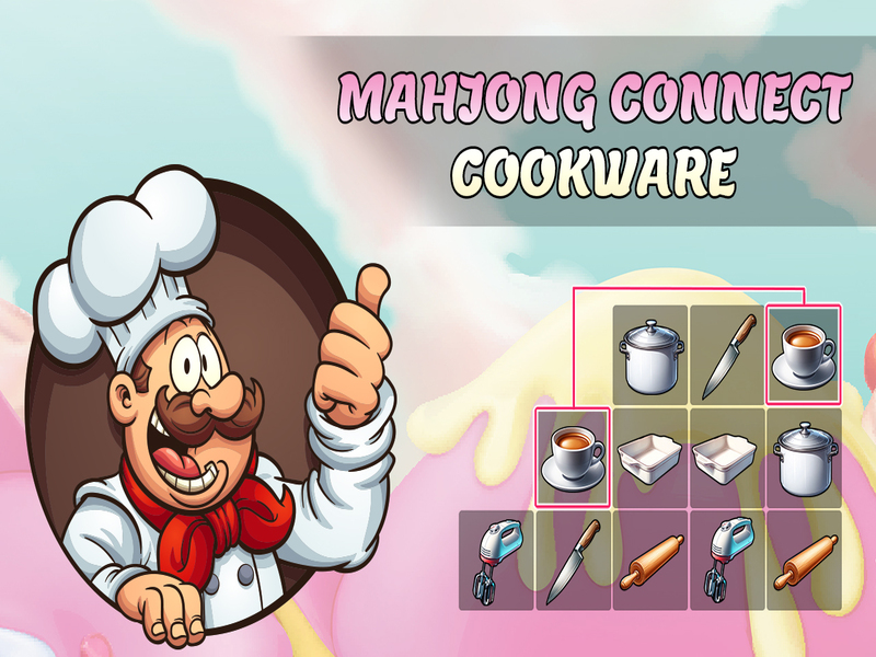 Cluiche Earraí cócaireachta Mahjong Connect ar líne