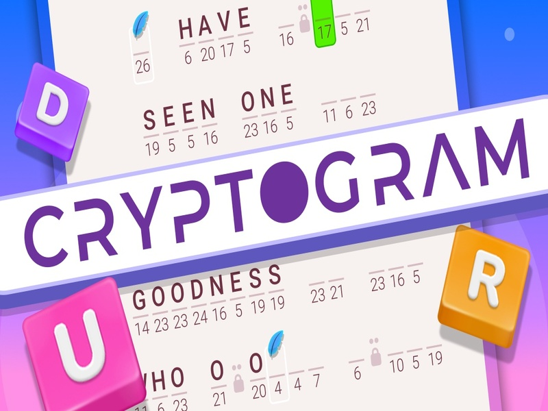 Cluiche Cryptogram: Freagra Brain Word ar líne