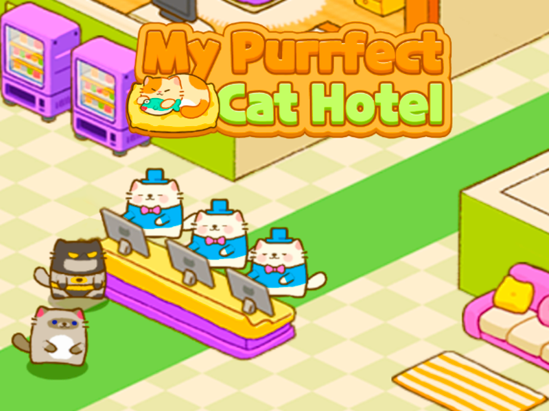 Cluiche M’óstán cat purrfect ar líne