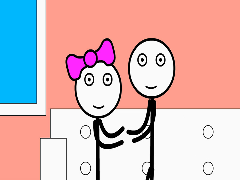 Cluiche Príosún agus grá Stickman ar líne