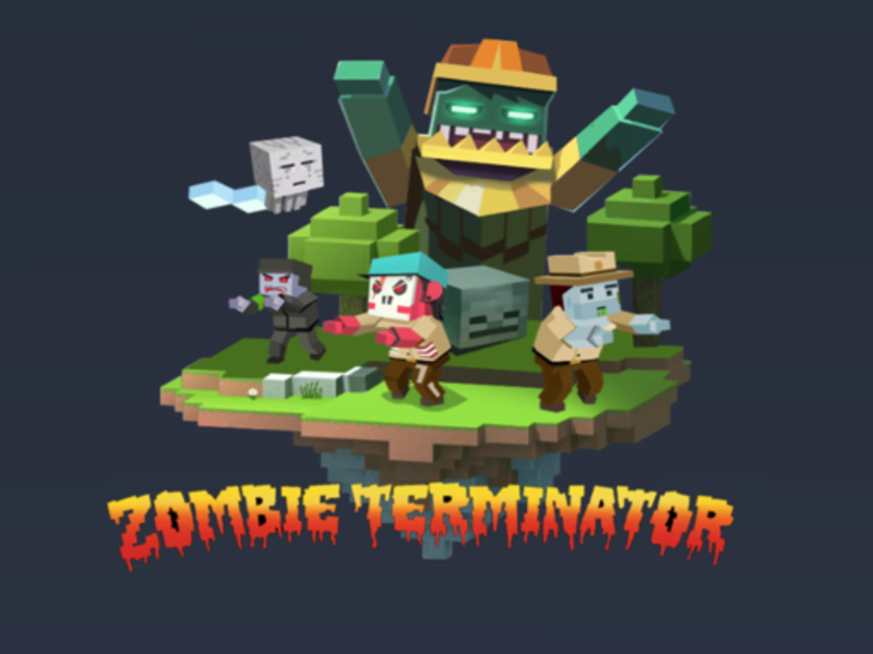 Cluiche Terminator zombie ar líne