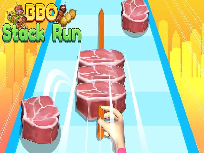 Cluiche Rith Stack BBQ ar líne