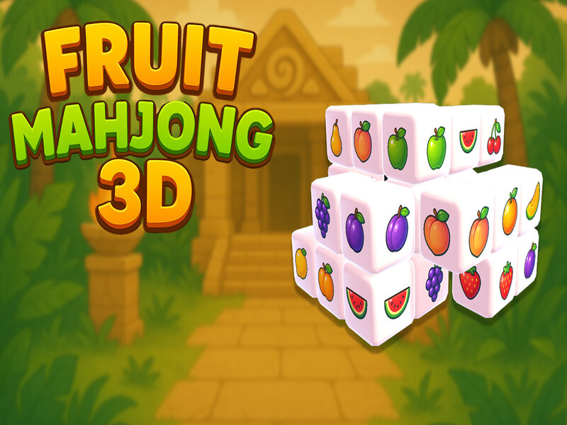 Cluiche Torthaí Mahjong 3d ar líne