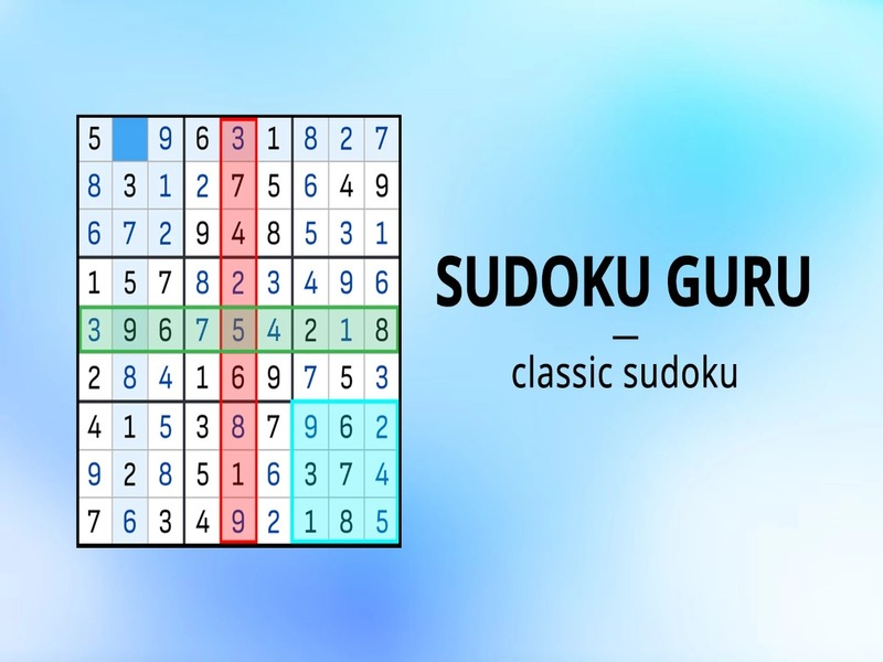 Cluiche Sudoku Gúrú ar líne