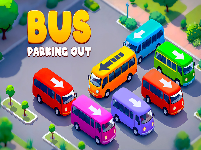 Cluiche Páirceáil bus amach ar líne
