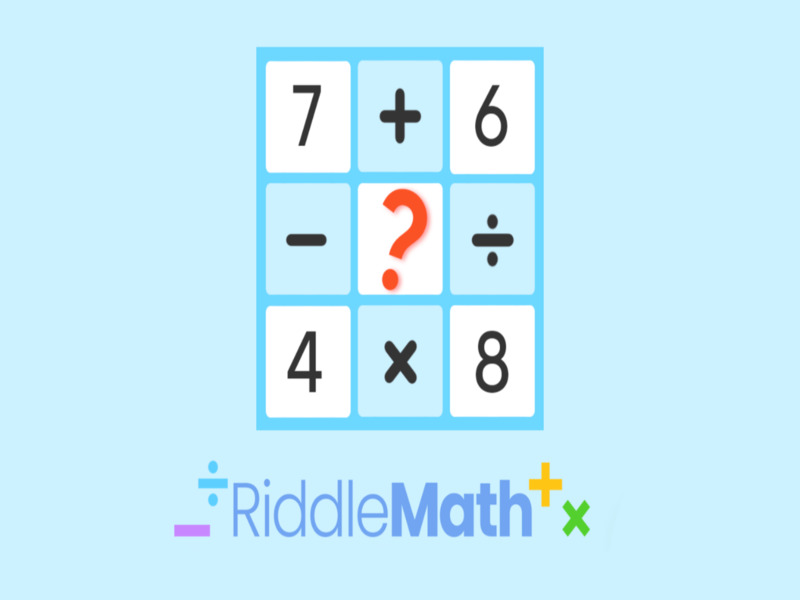 Cluiche Riddlemath ar líne