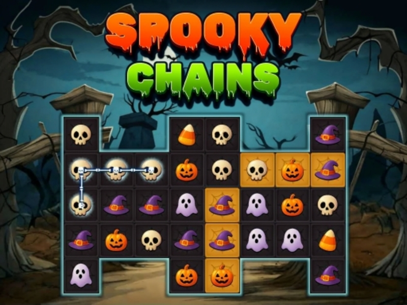 Cluiche Slabhraí spooky ar líne