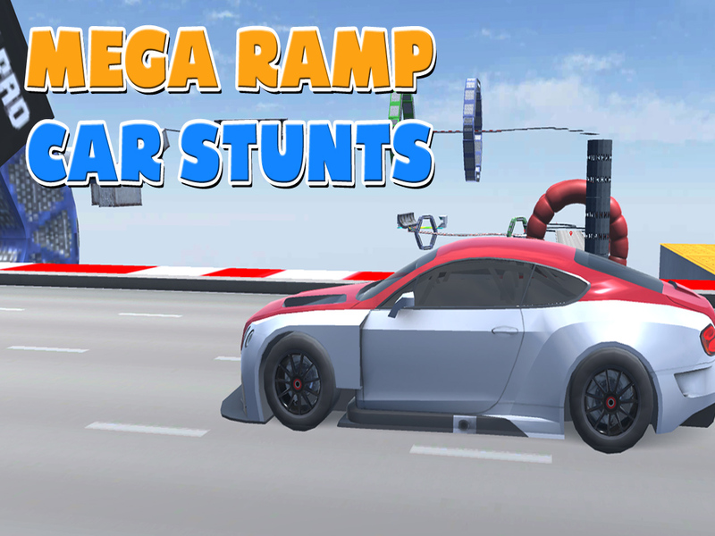 Cluiche Stunts carr rampa mega ar líne