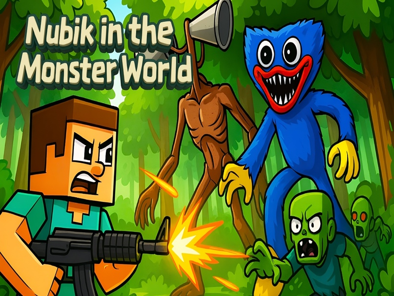 Cluiche Nubik sa Domhan Monster ar líne
