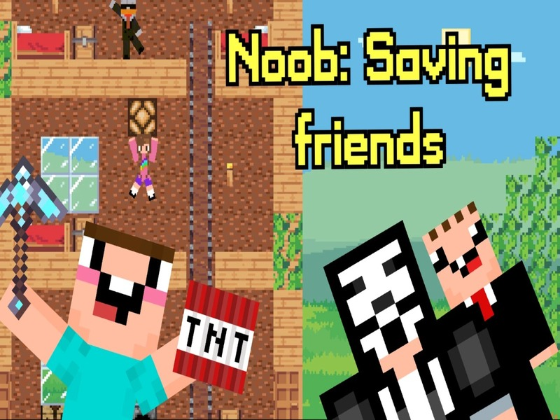 Cluiche Noob: Cairde a Shábháil ar líne