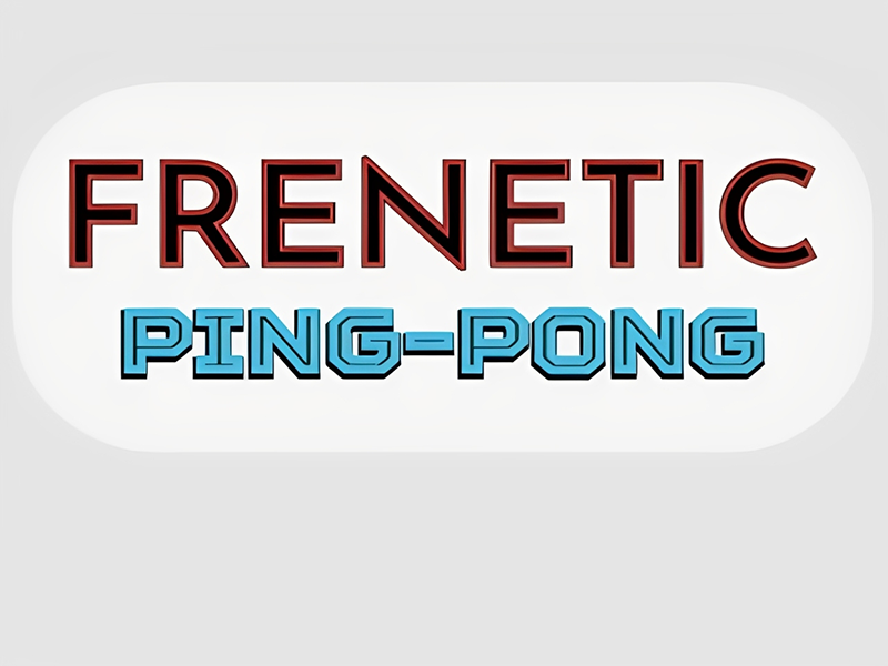 Cluiche Pong ping frenetic ar líne
