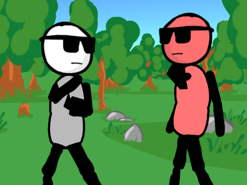 Cluiche Gunna Stickman- Lúide Troid ar líne