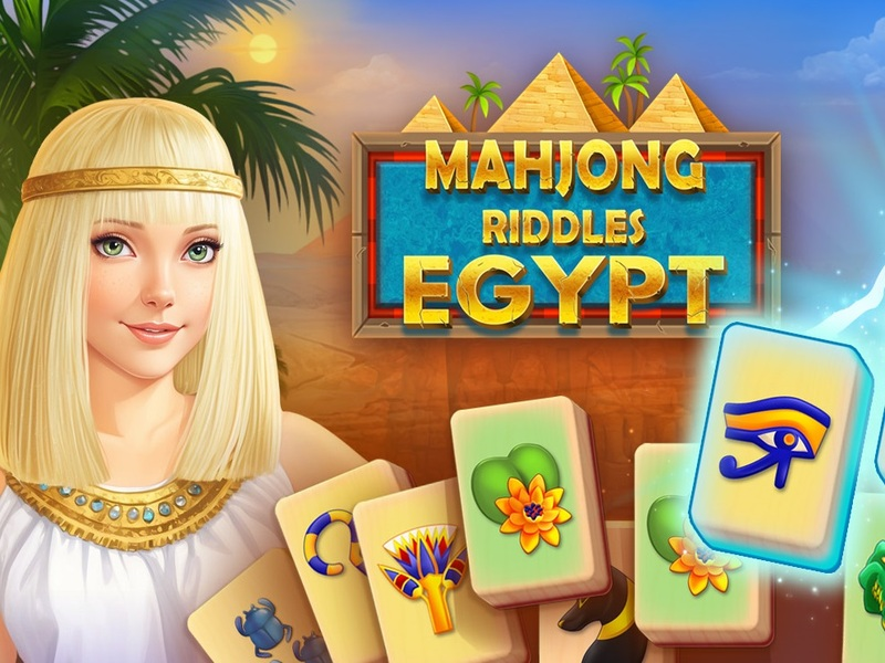 Cluiche Riddles Mahjong: An Éigipt ar líne